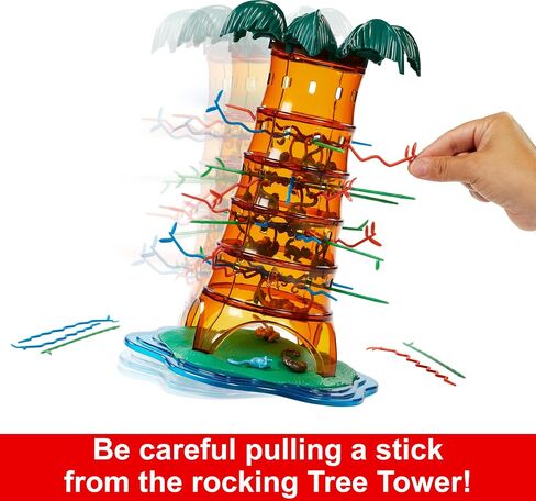 Mattel Games Kerplunk Rockin’ Tree Party Game for Kids, Families & Parties, Features Animal Pieces in Saudi Arabia