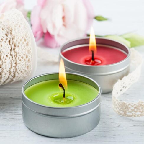 Candle Wicks, 60Pcs Candle Wicks for Making Candles(10cm, 15cm, 20cm), with Candle Wick Holders, Wick Holder Tubes, Low Smoke & Longer Burning Time for DIY Candles Crafts in Saudi Arabia