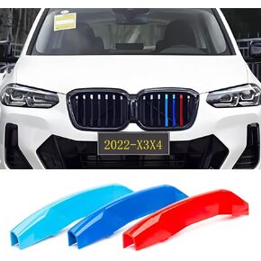 Automotive Grill Inserts for BMW X3 G01 2022 2023 2024(NOT for M AWD) 7-Beam, Front Grille Accessories