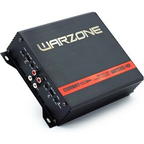Gravity Audio WC1500.1D Warzone 1500W True RMS Car Amplifier Class D Amp 1/2/4 Ohm Stable with Remote Sub Control with 1 Year Full Replacement Warranty Bundle