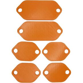 Small Block Chevy Exhaust Port Covers Black, SBECO1