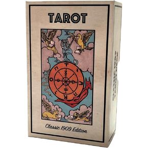 Classic 1909 Tarot Deck & 88 Page Guide | Made in USA