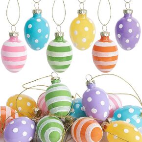 Watayo 12 PCS Mardi Gras Glass Ball Ornaments-1.5 Inch Mardi Gras Glitter Hanging Ball-New Orleans Purple Green Gold Ornaments for Mardi Gras Holiday Masquerade Party Decorations