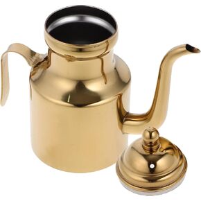 HEMOTON Ashtray Stainless Steel Soy Sauce Dispenser Oil Dispenser Vinegar Dispenser Shoyu Soy Sauce Bottle Liquid Condiment Storage Jar for Kitchen &11oz Bacon