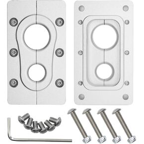 Firewall Pass-Through Bracket for Holley Terminator X Max, Billet Aluminum (Black)