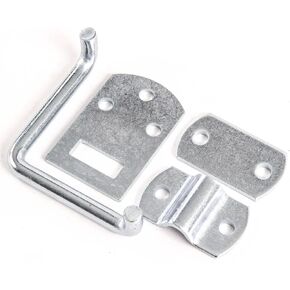 Qty 4 Stake Body Rack Corner Mount Straight Bracket Gate Latch Set Security Set Trailer Wood Utility