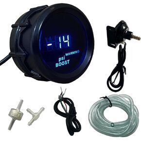0-30PSI Manual in Cabin Boost Controller Kit with 52mm Electronic Digital Boost Gauge