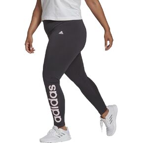 adidas Women's Tall Size Essentials High-Waisted Logo Leggings, Collegiate Green/White