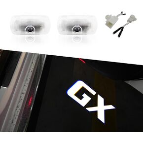 2PCS Door Lights Logo for GX400 GX460 GX470 GX550 Accessories Courtesy LED Welcome Puddle Projection Light Lamps Compatible with Lexus GX (GX)