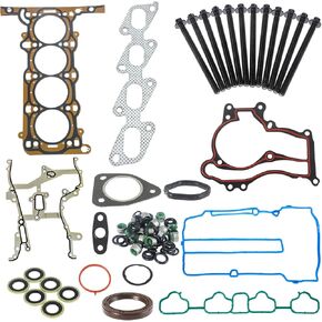 Head Gasket Set with Cylinder Head Bolt, Engine Head Gasket Kit Compatible with Chevy Cruze Sonic Trax, Buick Encorde 2011 2012 2013 2014 2015 2016 1.4L, HS26540PT-1, HS54898, ES72474, HSCV001