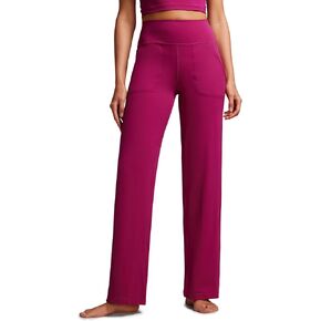 CRZ YOGA Womens Butterluxe High Waist Wide Leg Pants with Pockets 31" - Buttery Soft Comfy Casual Yoga Lounge Pants