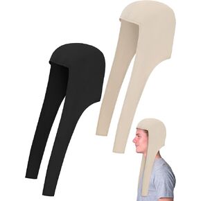 Jiuguva 2 قطعة قبعة القرون الوسطى قبعات الكتان بونيه مع اللوحات الأذن بونيه هالوين عيد الميلاد الفيكتوري تأثيري حلي in Kuwait