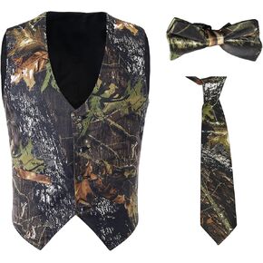 Camo Vest For Boys Camouflage Boy Wedding Dress Vest Clothes For Hunting Fishing