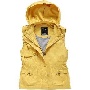 Hill & Sea Boys Vest Hooded autumn Casual Thick Outdoor Warm Outwear Jackets