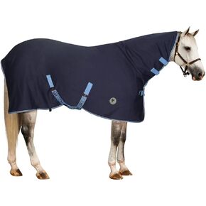 JUANWAN Centaur Turbo-Dry Cooler Sheet with Contour Neck, Navy, Horse