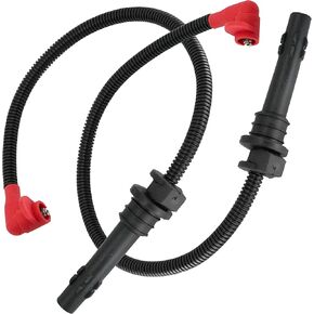 Caltric Spark Plug Wire Set compatible with Polaris Ranger 900 XP 2013 2014 2015 2016 2017 2018 2019