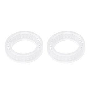 HARFINGTON 2pcs 6707 Ball Bearings 35mm x 44mm x 5mm Glass Rolling Balls Open Type for Equipment Furniture