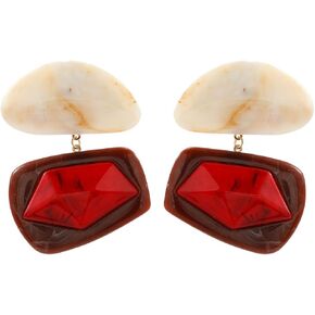 Vintage Earrings for Women, Dangle Hoop Earrings Trendy Design Crystal Cubic Zirconia Gothic Jewlery Earring for Halloween Porm Party in Saudi Arabia