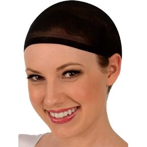 قبعة شعر مستعار سوداء من Kangaroo 2 PK للنساء والرجال: قبعات شعر مستعار من النايلون قابلة للتمدد | شبكة شعر للرجال | قبعات شعر مستعار للنساء غير قابلة للانزلاق | تخزين كاب للشعر المستعار in Kuwait