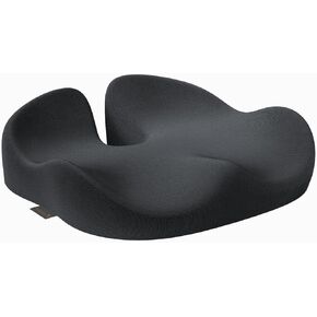 ProtoArc Seat Cushion for Tailbone Pain Relief, Office Chair Cushion, Extra Large Ergonomic Memory Foam Seat Cushion for Home, Car, Pressure Relief Pad for Hip, Coccyx, All Day Comfort - Black