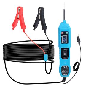 Lqito Multifunctional Car Circuit Tester Component Activation Electrical Tester 6-24V/3.5-36V AC/DC Car Power Tester Digital Display Short Circuit Finder for Continuity Testing