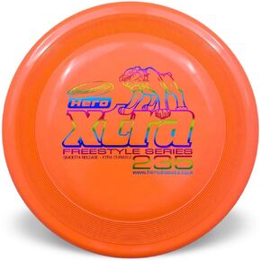Hero Disc USA Xtra 235 Freestyle Dog Frisbee, Outdoor Dog Toy and Pet Frisbee, Freestyle Dog Flying Disc, Floating Dog Disc (Yellow)