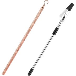 Bracelet Helper to Put on Yourself Include Bracelet Wearing Aid Hook and Clips Metal Bracelet Assistance Tool Jewelry Fastening Tools for Necklace/Watch Clasps, Zippers, Crafts, Arthritis Elderly