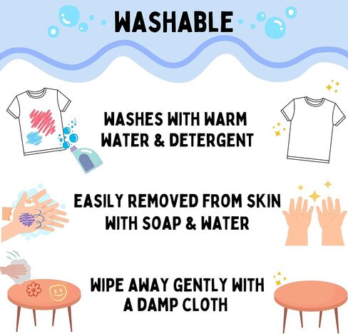 أعواد طلاء تمبرا صلبة من كويك ستيكس، 10 ألوان جوهرية، أعواد طلاء قابلة للغسل للأطفال، تجفيف سريع للغاية، غير سامة، خالية من مسببات الحساسية، أعواد طلاء بألوان الجوهرة، طلاء للأطفال والأطفال الصغار in Kuwait