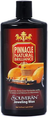 Pinnacle Souveran Jeweling Wax – All-in-One Carnauba-Infused Wax for Deep Shine & Scratch Removal, 3-Month Protection, 16 fl oz. in Saudi Arabia
