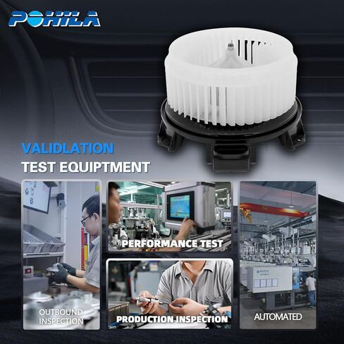 مجموعة محرك منفاخ سخان HVAC الأمامي متوافقة مع سيارات Ford & Lincoln - لسيارة Continental 2017-2020، Edge 2015-2024، Fusion 2013-2020، MKX 2016-2018، MKZ 2013-2020، Nautilus 2019-2023 in Kuwait