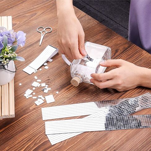 PP OPOUNT 18880 PCS Disco Ball Tiles, 5 x 5 mm Self-Adhesive Mosaic Tiles in Saudi Arabia