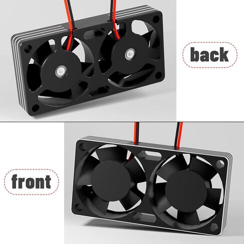 OGRC 30mm RC Motor Cooling Fan 28000RPM Heatsink for 1/8 1/10 1/12 Scale 3650 3660 540 550 Brushless Motor in Kuwait
