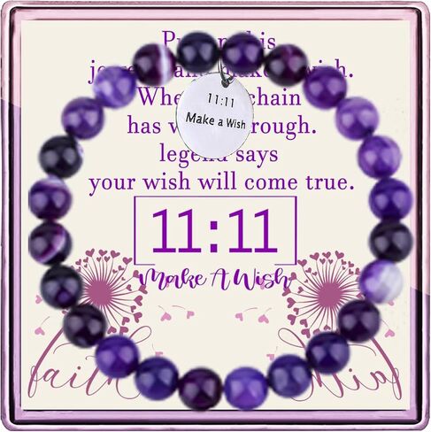 11:11 جعل الرغبات سوار الملاك سوار رقمي مجوهرات الروحية متمنيا سوار النساء أساور هدية in Kuwait