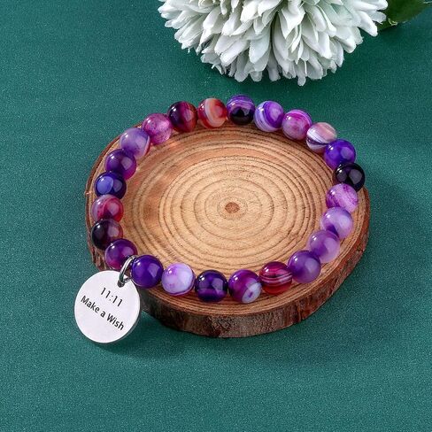 11:11 جعل الرغبات سوار الملاك سوار رقمي مجوهرات الروحية متمنيا سوار النساء أساور هدية in Kuwait