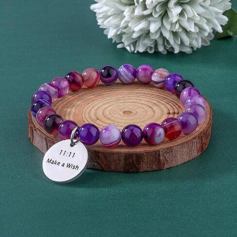 11:11 جعل الرغبات سوار الملاك سوار رقمي مجوهرات الروحية متمنيا سوار النساء أساور هدية in Kuwait