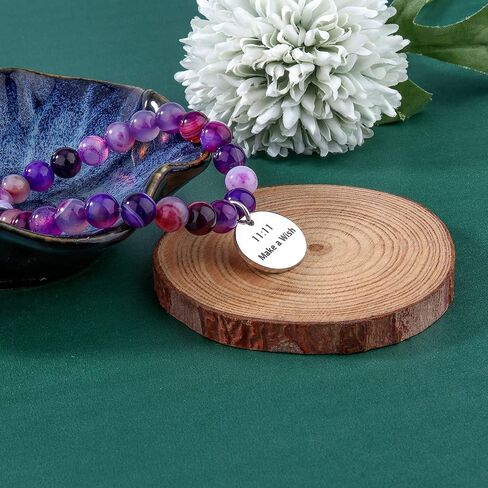 11:11 جعل الرغبات سوار الملاك سوار رقمي مجوهرات الروحية متمنيا سوار النساء أساور هدية in Kuwait