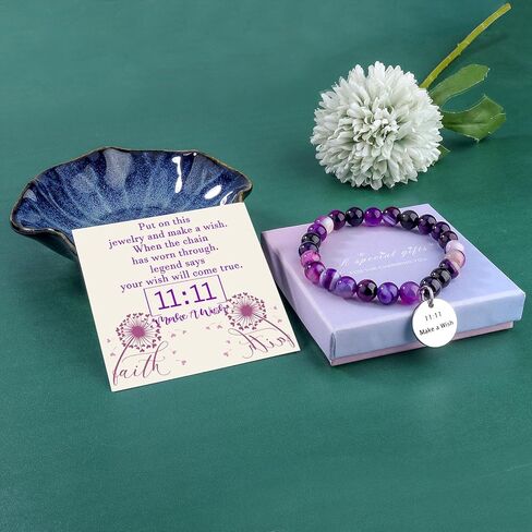 11:11 جعل الرغبات سوار الملاك سوار رقمي مجوهرات الروحية متمنيا سوار النساء أساور هدية in Kuwait