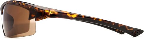 Sport & Wrap-Around Bifocal Reading Sunglasses in Matte Black with Smoke Lenses by Readers.com | The Roster | +3.00 in Saudi Arabia
