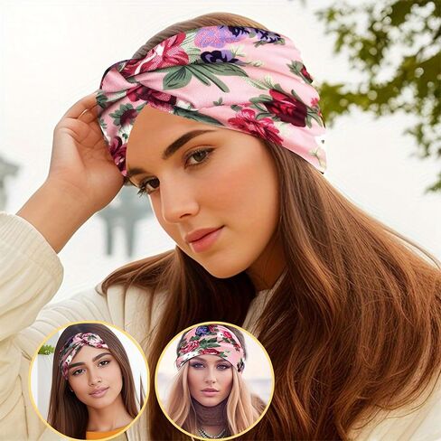 Floral Velvet Women's Fashion Headband, Hair Accessories in Saudi Arabia