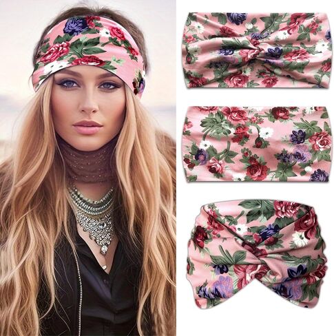 Floral Velvet Women's Fashion Headband, Hair Accessories in Saudi Arabia