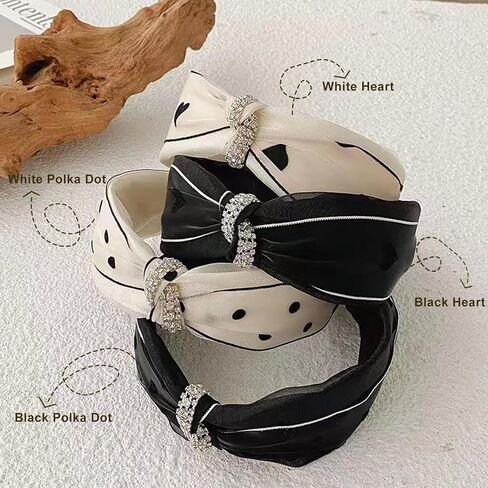 Fashion Knotted Headbands for Women 4 Pack Hairbands.Non Slip Head Bands for Women's Hair Top Knot Headband for Girls.Practical Comfortable Hair Accessories for All Occasions in Saudi Arabia