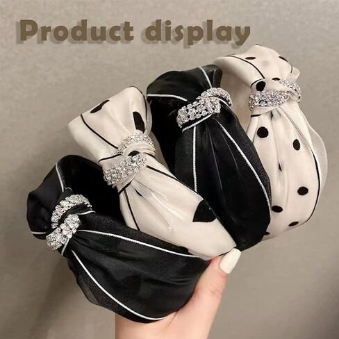 Fashion Knotted Headbands for Women 4 Pack Hairbands.Non Slip Head Bands for Women's Hair Top Knot Headband for Girls.Practical Comfortable Hair Accessories for All Occasions in Saudi Arabia