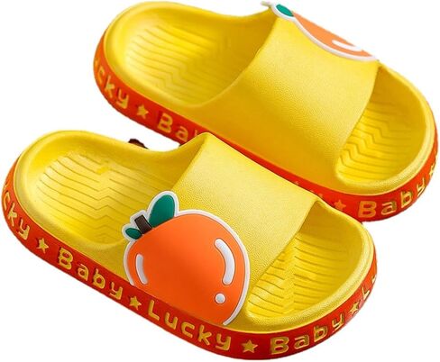 Kids Fruit Slippers Cute Slipper Home Slippers Indoor Slippers For Toddle Kids Boys Girls in Kuwait