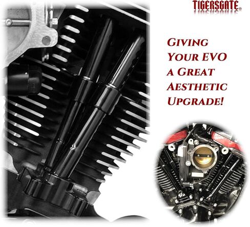 طقم غطاء Pushrod أسود متوافق مع 2017-2022 Harley Milwaukee ثمانية محركات Softail Touring in Saudi Arabia