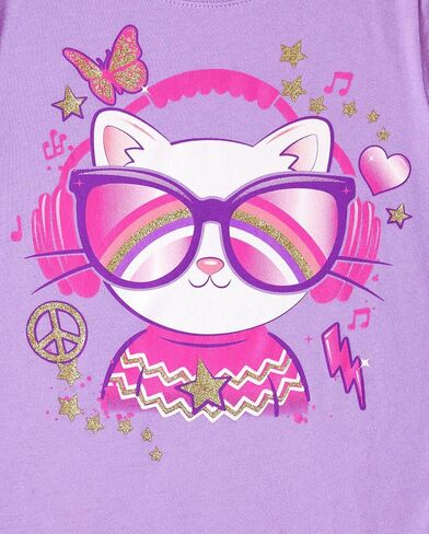 The Children's Place Girls' Unicorn Long Sleeve Graphic T-Shirts, Multipacks in Saudi Arabia