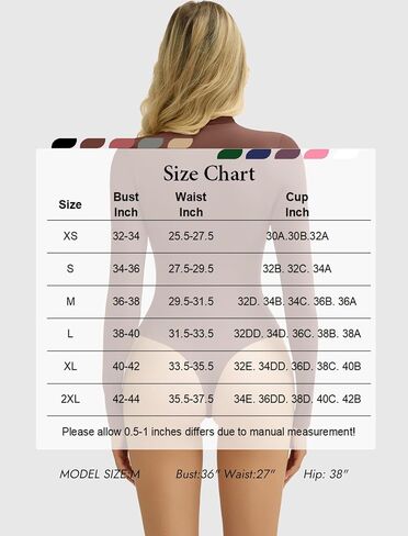 Avidlove Bodysuits for Women High Neck Long Sleeve Body Suits Snap Closure Double Lined Mock Neck Bodysuit Soft in Saudi Arabia