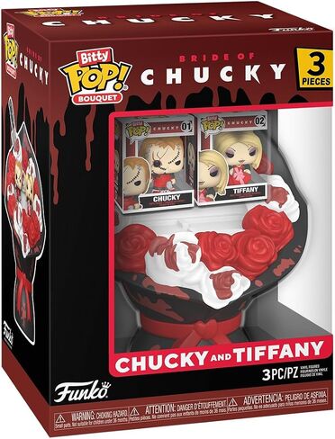 Funko Pop! Bitty Bouquet: Valentines - Chucky and Tiffany in Saudi Arabia