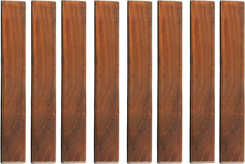 بلاط الأرضيات المتشابك EZ-Floor من Bare Decor بلمسة نهائية زيتية من خشب الساج الصلب (مجموعة من 10 قطع)، شرائح طويلة 9 in Saudi Arabia