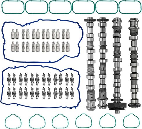 طقم رافعات ذراع أعمدة الكامات للمحرك 3.6 لتر متوافق مع دودج دورانجو/الشاحن/المنتقم، لسيارة جيب جراند شيروكي/رانجلر، لكرايسلر 200 300 استبدال #5184377AG 5184378AG 5184379AG in Kuwait