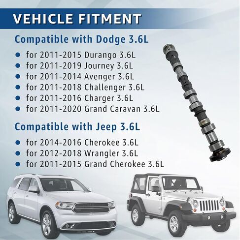 طقم رافعات ذراع أعمدة الكامات للمحرك 3.6 لتر متوافق مع دودج دورانجو/الشاحن/المنتقم، لسيارة جيب جراند شيروكي/رانجلر، لكرايسلر 200 300 استبدال #5184377AG 5184378AG 5184379AG in Kuwait